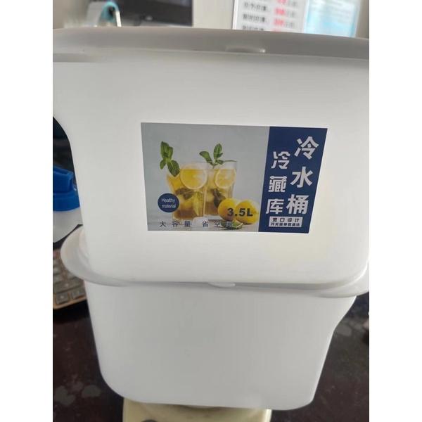 🔥台灣現貨🔥冰箱冷水壺 3.5公升 大容量 可裝檸檬水果 食品級 寬口設計 前後提把-細節圖3