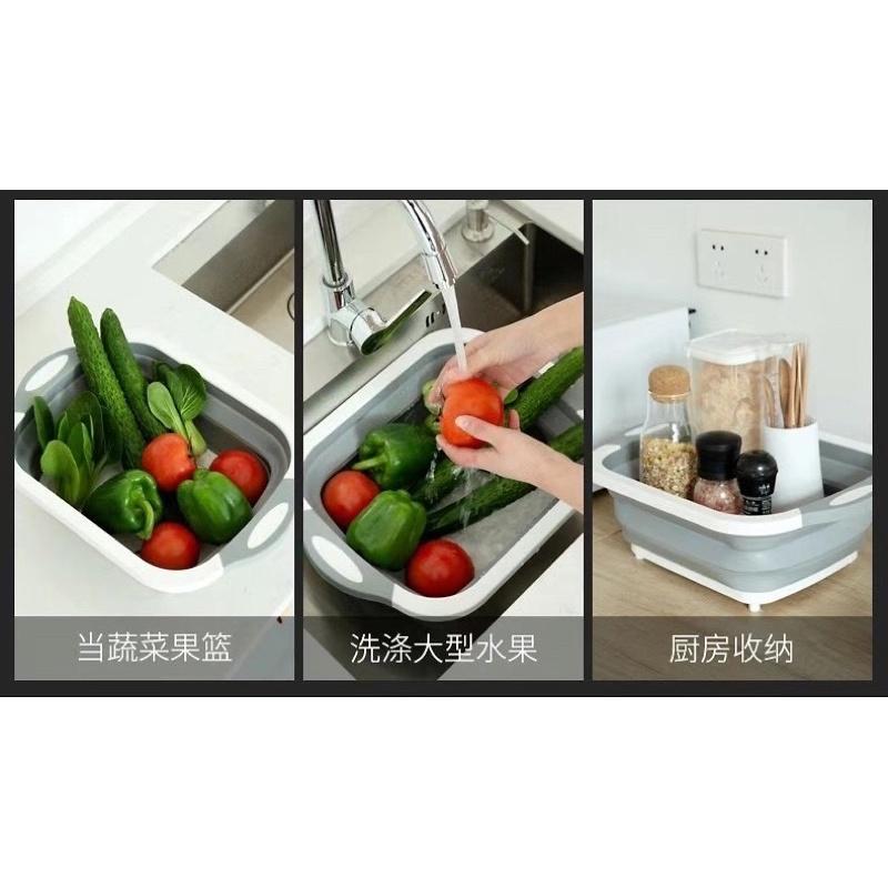 現貨  露營砧板 折疊砧板 折疊水桶 洗菜桶 砧板 可漏水 止滑-細節圖7