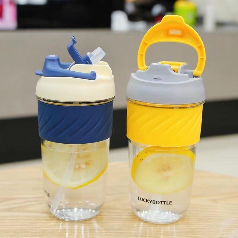 🔥現貨🔥網美杯 雙飲杯 ins網紅杯 if 網紅杯 可吸 可喝 可手提 可當手機架 tritan杯-細節圖2