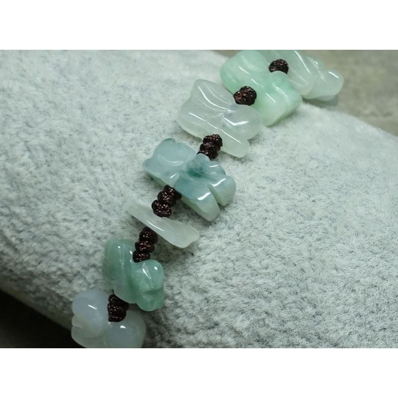 天然緬甸玉A貨/多色，十二生肖玉手繩鍊~出清不議價999元~附証~(81Z1071-3)~清貨~孫裴筠-細節圖3