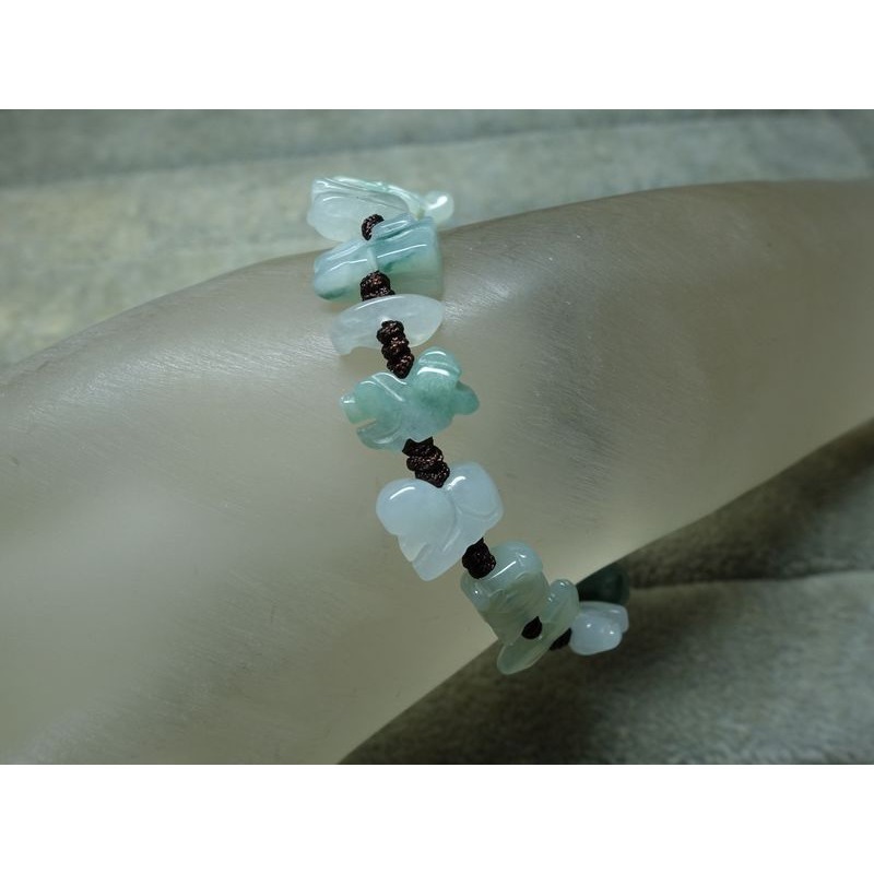 天然緬甸玉A貨/多色，十二生肖玉手繩鍊~出清不議價999元~附証~(81Z1071-3)~清貨~孫裴筠-細節圖8