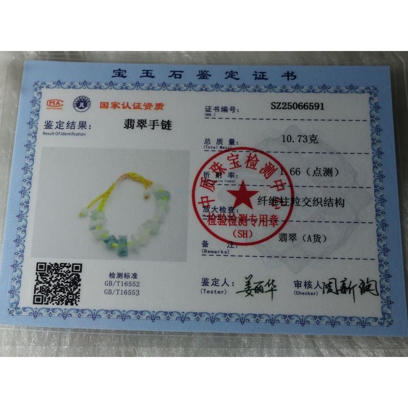天然緬甸玉A貨/多色，十二生肖玉手繩鍊~出清不議價999元~附証~(81Z1071-5)~清貨~孫裴筠-細節圖8