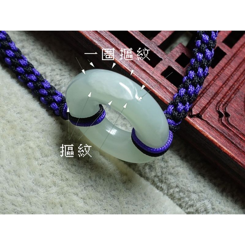 清貨不議價295元~天然緬甸玉A貨/糯種/細糯，甜甜圈玉手繩鍊~(61Z246-6)~孫裴筠-細節圖2