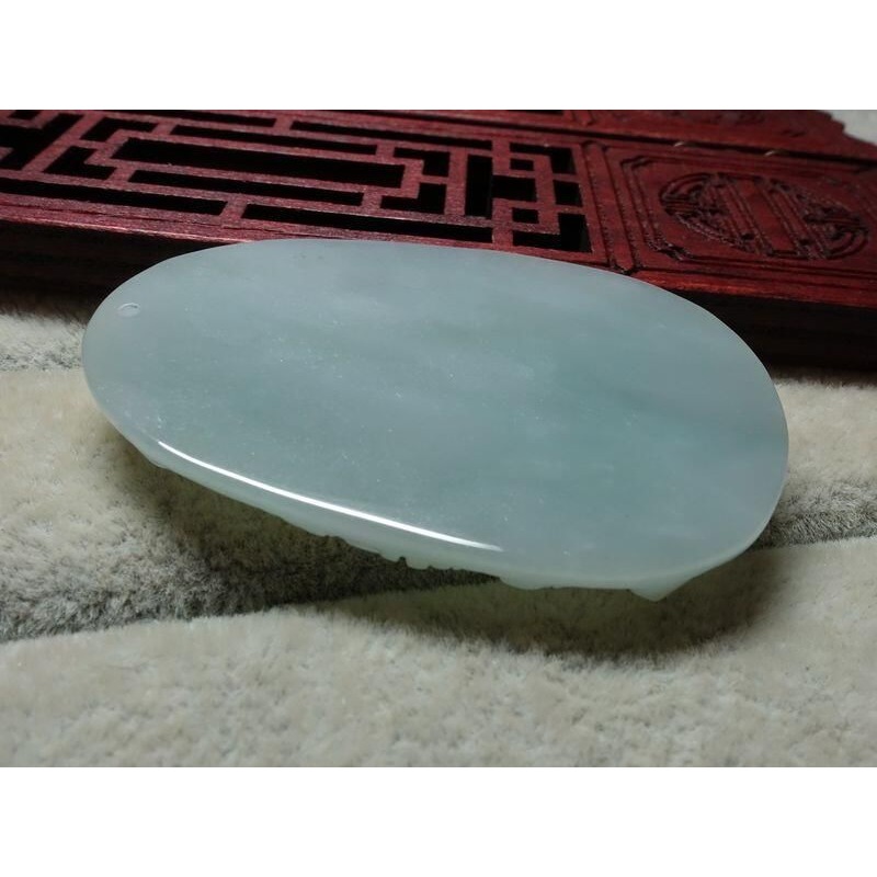 天然緬甸玉A貨/糯種，生肖鼠守護神，千手觀音玉墜~出清不議價799元~附証附繩鍊~(21Z998-3)~清貨~孫裴筠-細節圖3