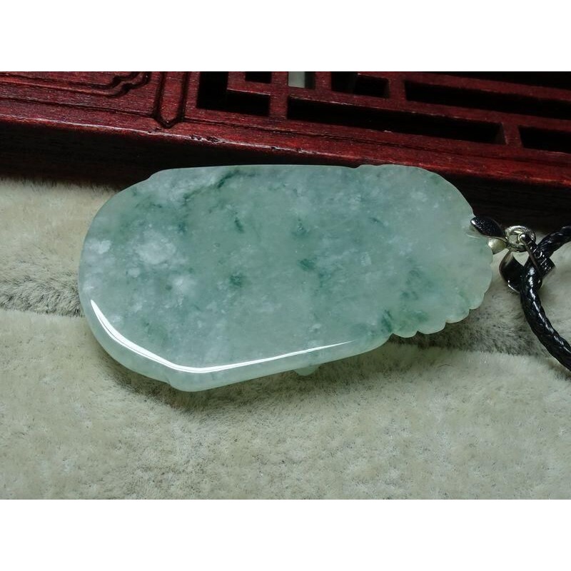 天然緬甸玉A貨/飄綠，鼠生肖玉墜~出清不議價999元~附墜頭附皮繩~(78Z191)~清貨~孫裴筠-細節圖6
