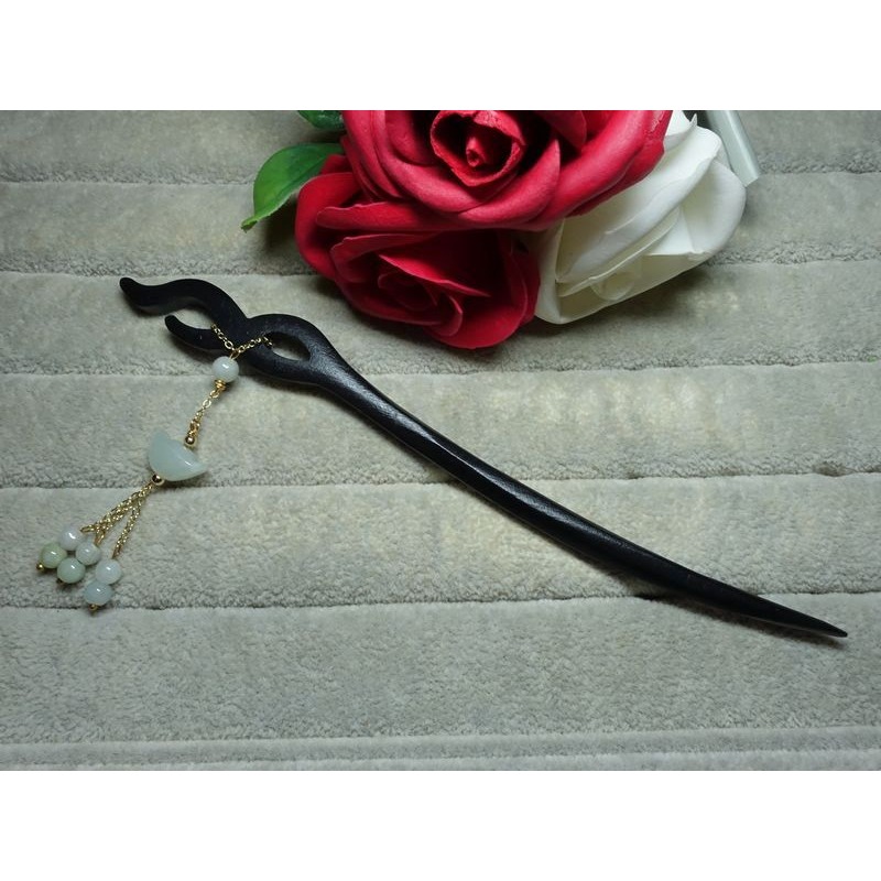 不單售商品~黑檀木髮簪~加購價188元~(38F276-2)*~孫裴筠-細節圖9