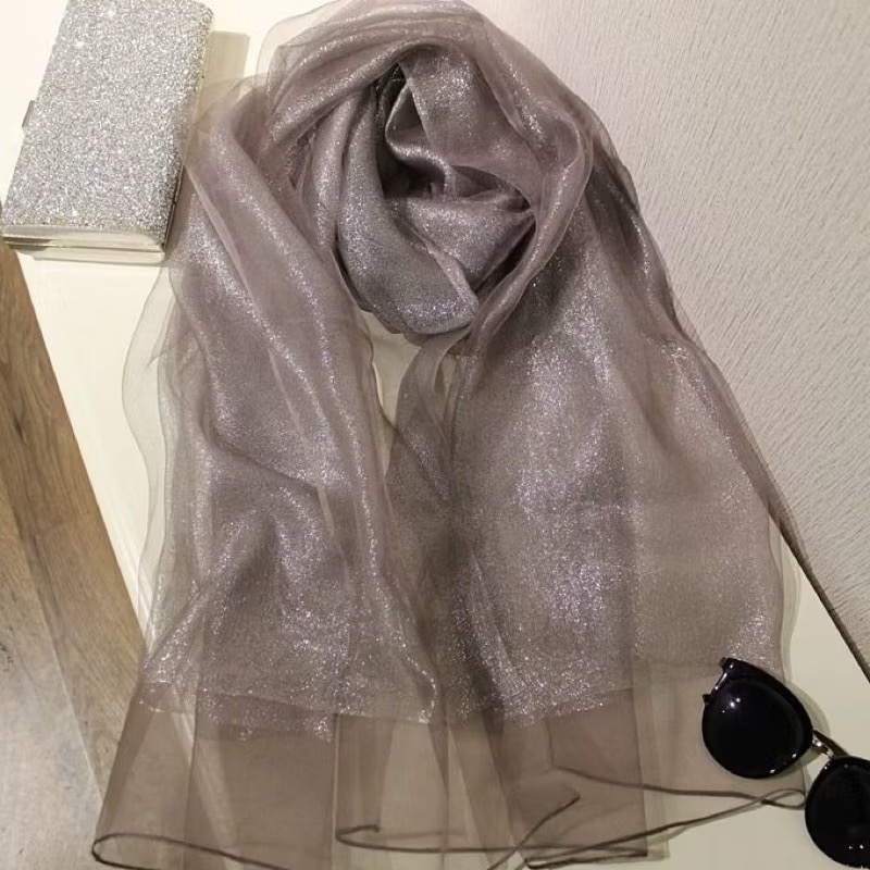 真絲絲巾桑蠶絲絲巾 晚禮服絲巾凹造型絲巾披肩 晚宴披肩金色圍巾 雙層高檔絲巾 高檔圍巾防風披肩 絲巾防曬披肩冷氣房保暖巾-規格圖7