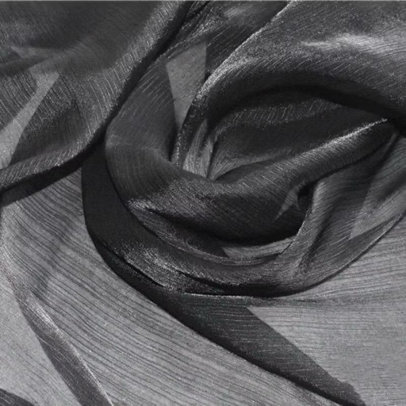 銀絲亮絲禮服披肩 閃光婚宴披肩 微硬布料絲巾 歐根紗珠光金絲巾 緞面披肩宴會禮服派對晚裝婚宴遮肉薄絲巾香檳色婚紗旗袍外搭-細節圖2