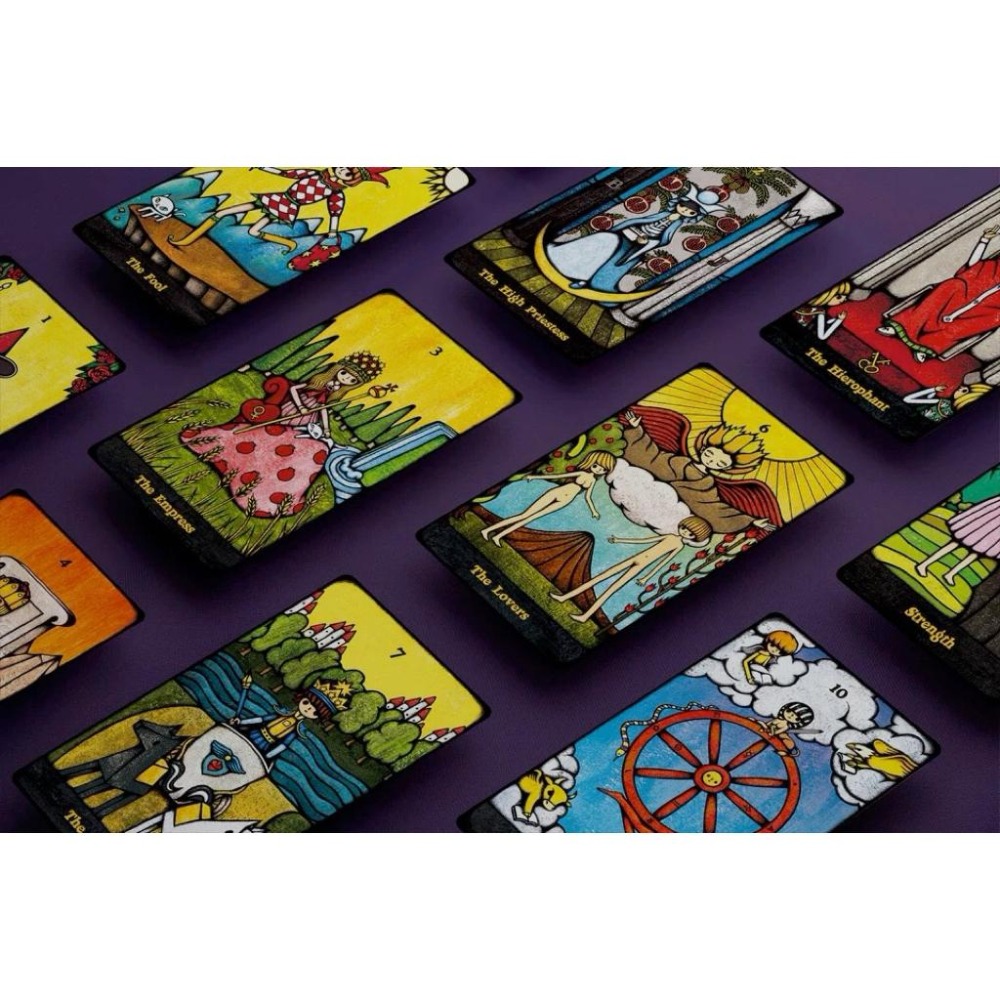 免運 無塑封❤️莉莉塔羅❤️正版 Delos Tarot 緹洛塔羅牌 偉特 卡牌 占卜卡牌-細節圖2