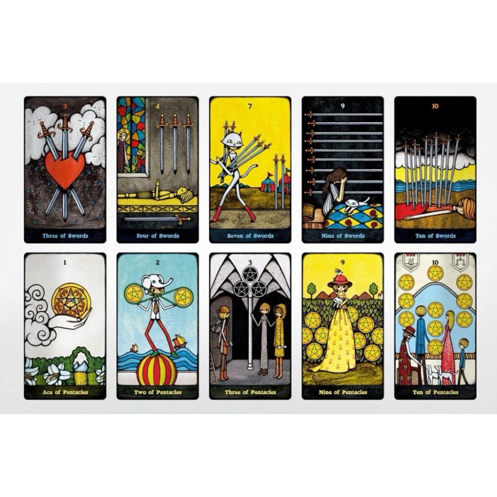 免運 無塑封❤️莉莉塔羅❤️正版 Delos Tarot 緹洛塔羅牌 偉特 卡牌 占卜卡牌-細節圖4