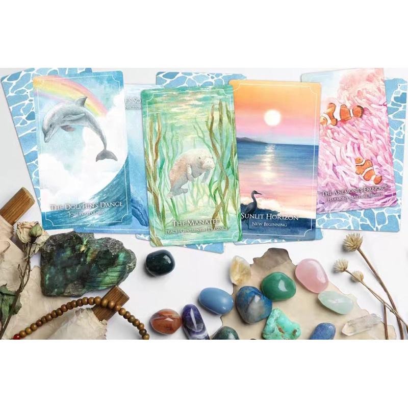 免運❤️莉莉塔羅❤️正版 Dreaming Waves Oracle 夢幻波浪神諭卡 卡牌 占卜卡牌 神諭卡-細節圖2