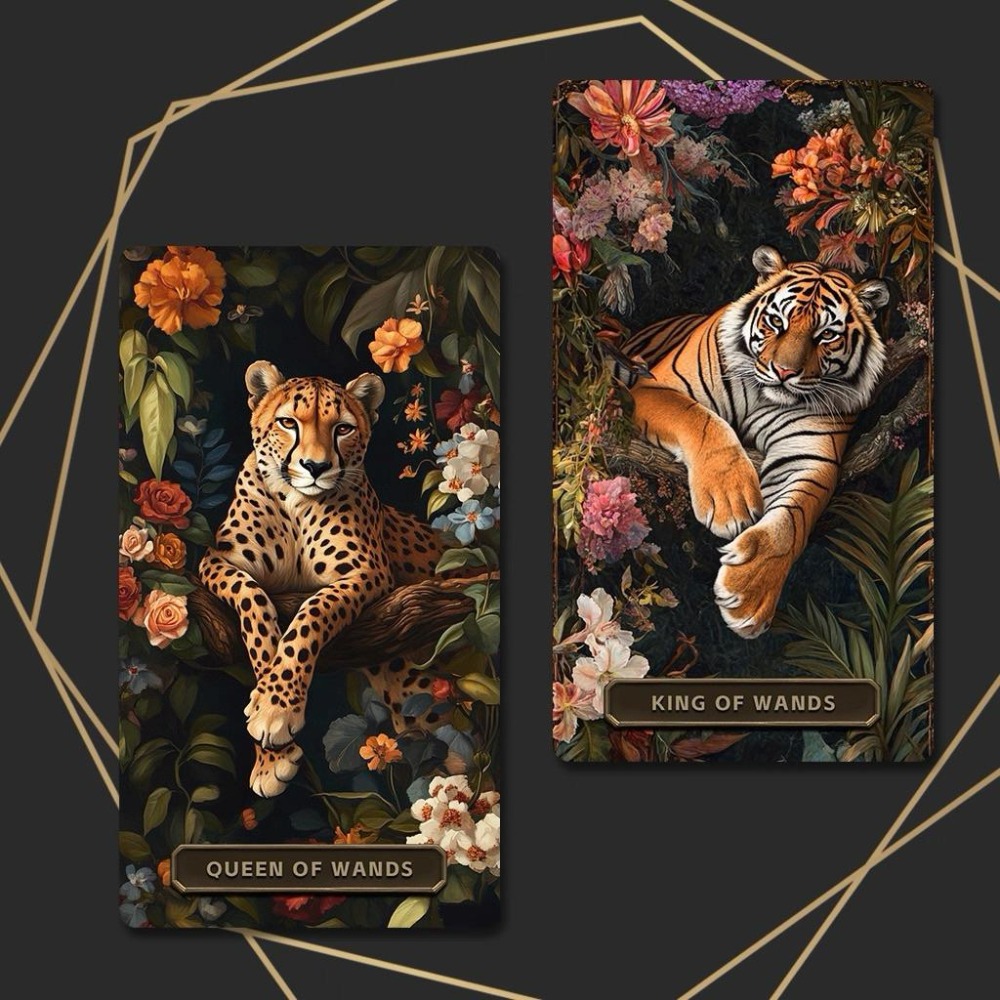 免運❤️莉莉塔羅❤️正版 動物樂園塔羅牌卡 占卜 算命 防水 PVC 偉特 卡牌 塔羅牌-細節圖2