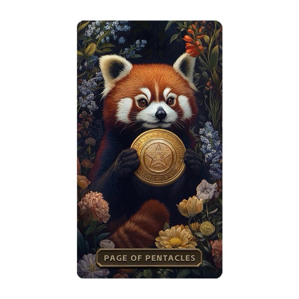 免運❤️莉莉塔羅❤️正版 動物樂園塔羅牌卡 占卜 算命 防水 PVC 偉特 卡牌 塔羅牌-細節圖4