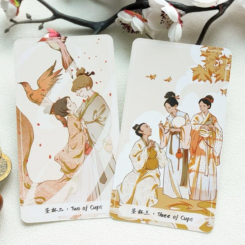 免運 ❤️莉莉塔羅❤️正版 Song of Cloud Tarot乘風令塔羅牌卡 偉特 卡牌 占卜卡牌-細節圖6