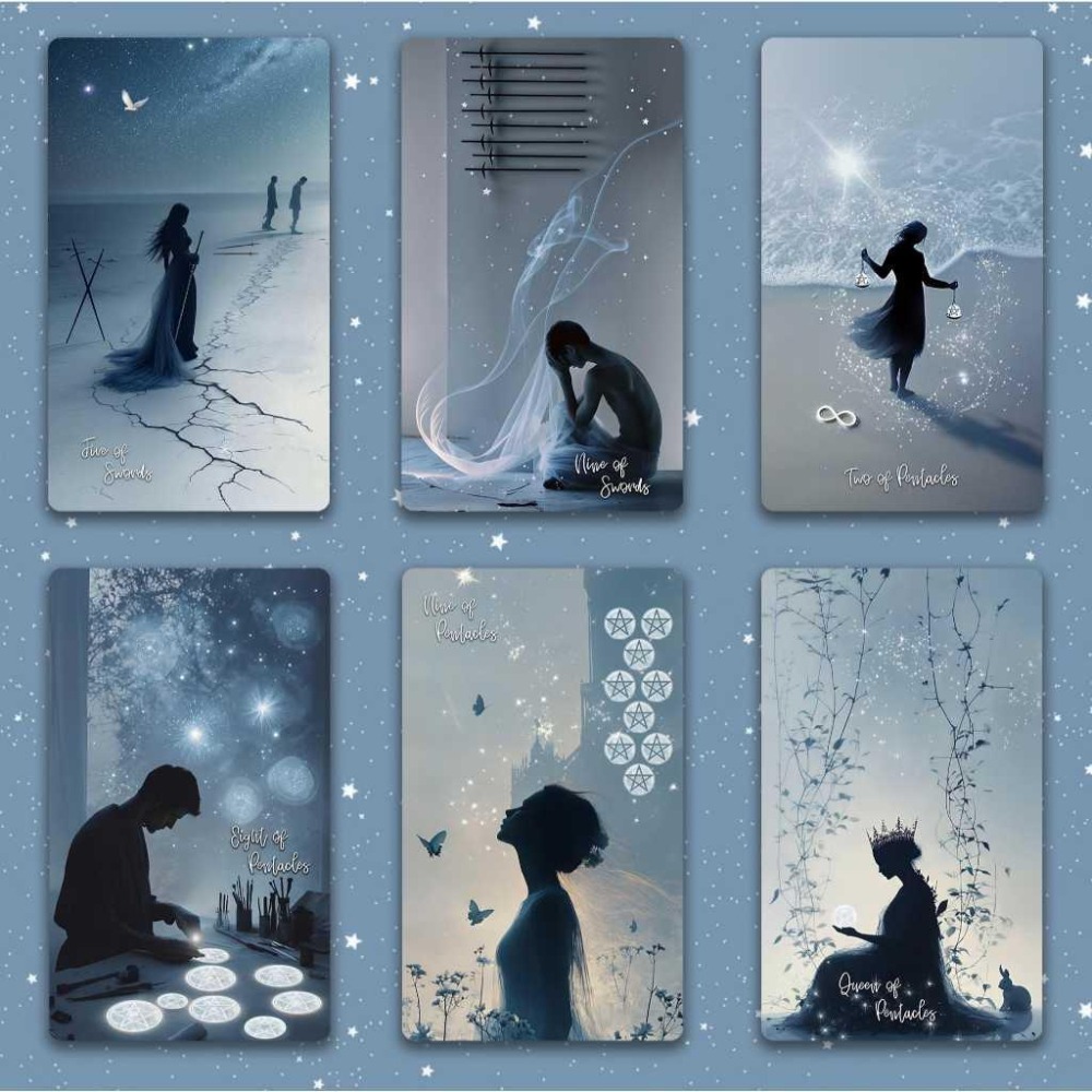 免運 現貨❤️莉莉塔羅❤️正版 Moonlight Dream Tarot 月光夢塔羅 占卜 算命 塔羅牌-細節圖3