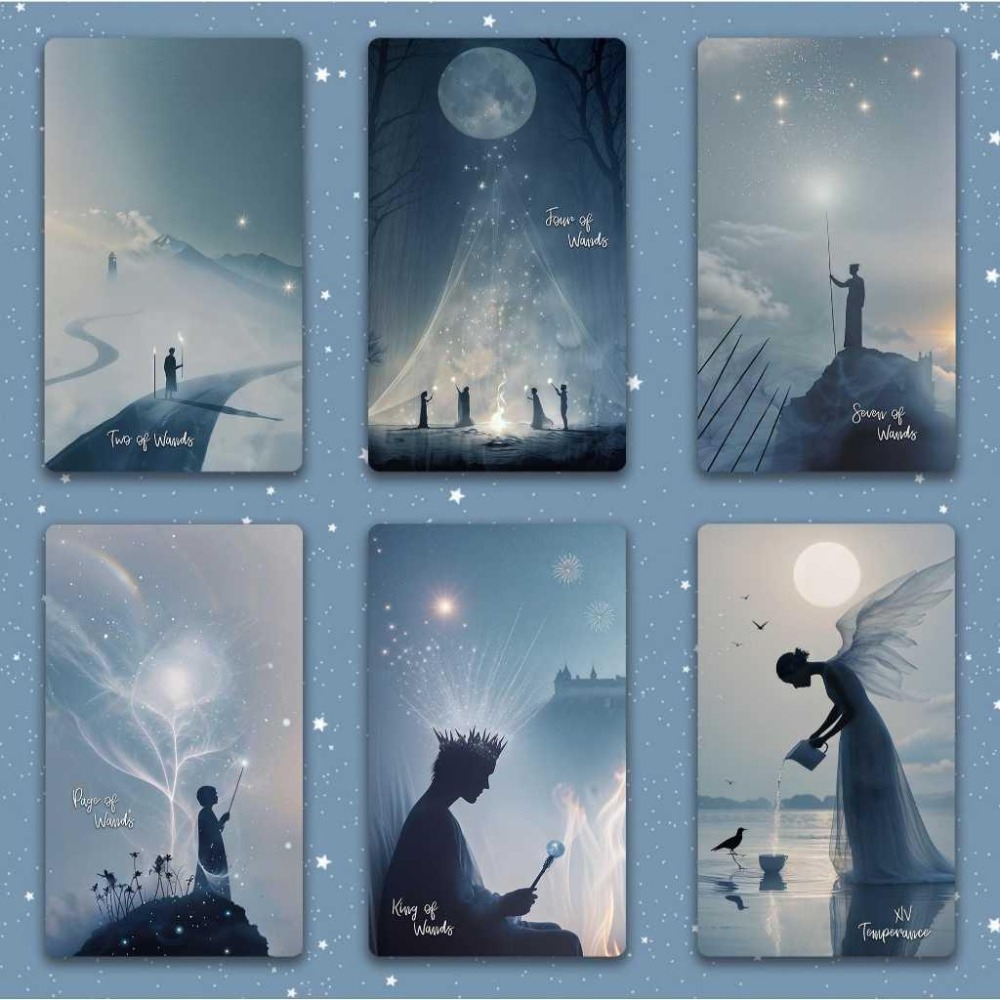 免運 現貨❤️莉莉塔羅❤️正版 Moonlight Dream Tarot 月光夢塔羅 占卜 算命 塔羅牌-細節圖4