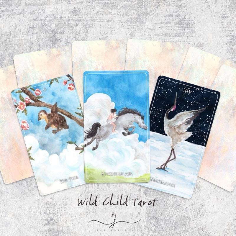 免運 預購❤️莉莉塔羅❤️正版 Wild Child Tarot 荒野之子塔羅牌卡 偉特 卡牌 占卜-細節圖3