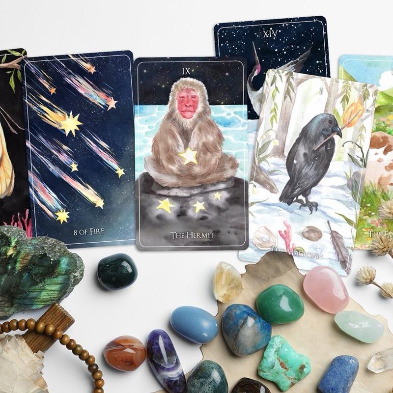 免運 預購❤️莉莉塔羅❤️正版 Wild Child Tarot 荒野之子塔羅牌卡 偉特 卡牌 占卜-細節圖6