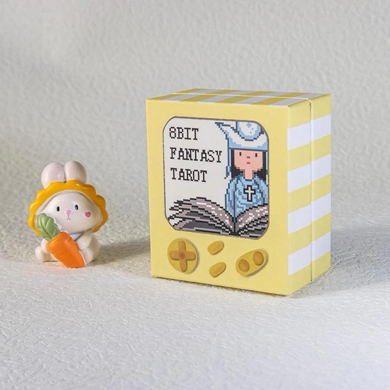 免運 ❤️莉莉塔羅❤️正版 8-Bit Fantasy Tarot 8位元像素塔羅牌卡 偉特 卡牌 占卜 口袋 迷你-細節圖2