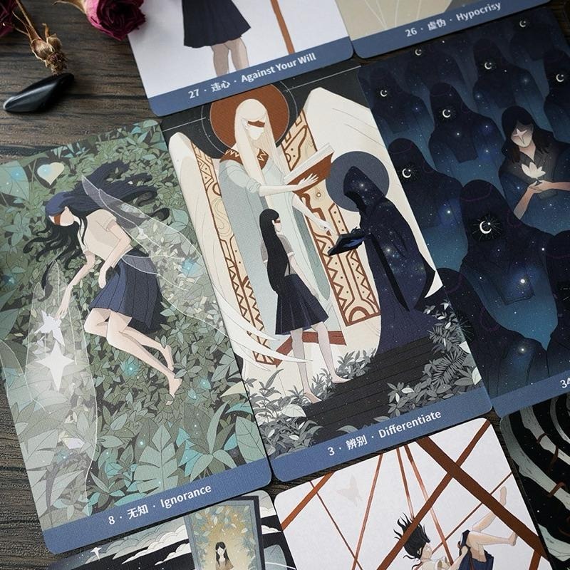 免運 ❤️莉莉塔羅❤️正版 洞見諭言卡 Visionary Enlightenment Cards 卡牌占卜 神諭卡-細節圖3