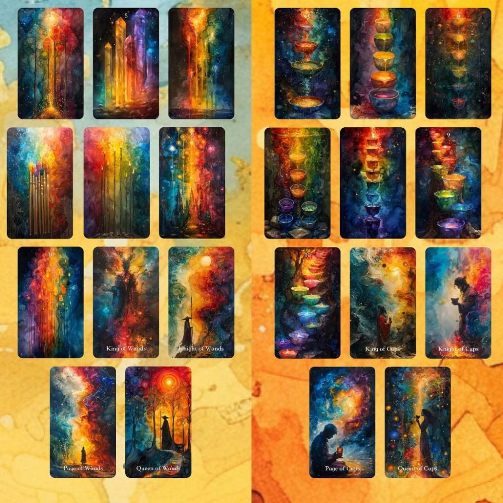 免運 預購❤️莉莉塔羅❤️正版 Sadhana Tarot 薩達納羅牌卡 偉特 卡牌 占卜卡牌-細節圖7