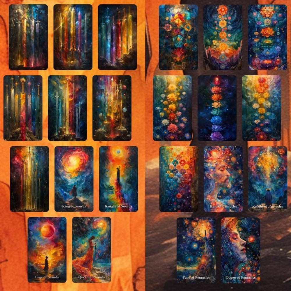 免運 預購❤️莉莉塔羅❤️正版 Sadhana Tarot 薩達納羅牌卡 偉特 卡牌 占卜卡牌-細節圖8