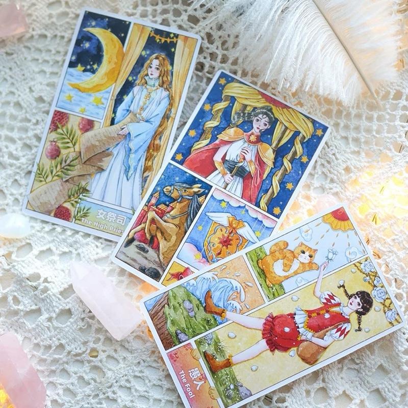 免運 預購❤️莉莉塔羅❤️正版 Storyboard Tarot分鏡塔羅牌 偉特 卡牌 占卜卡牌 夢幻 唯美 故事-細節圖3
