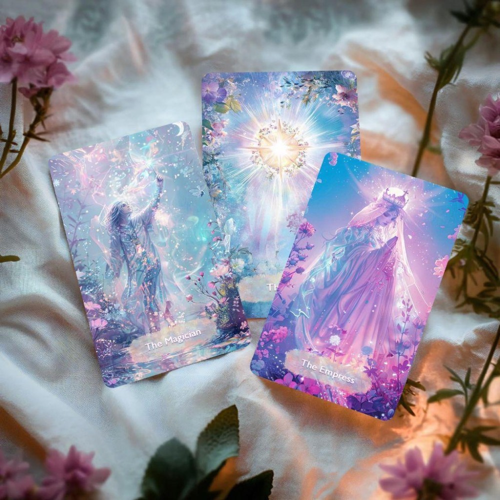 免運 預購❤️莉莉塔羅❤️正版 無牌盒 Mystical Realm Tarot 神祕境界塔羅牌卡 偉特 卡牌 占卜-細節圖6