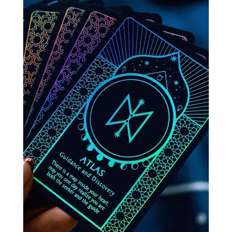 免運 ❤️莉莉塔羅❤️正版 縹緲星球神諭卡 Ethereal Orbs Oracle Deck 占卜卡牌 神諭卡-細節圖4