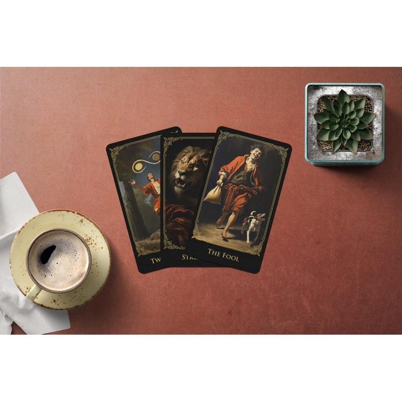 免運 預購❤️莉莉塔羅❤️正版 巴洛克塔羅牌 Baroque Tarot  偉特 卡牌 占卜-細節圖3