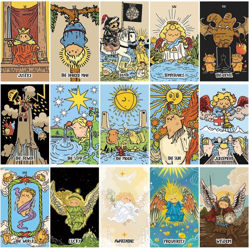 預購❤️莉莉塔羅❤️正版 Potato Waite Tarot 馬鈴薯韋特塔羅牌 偉特 卡牌 占卜卡牌-細節圖3