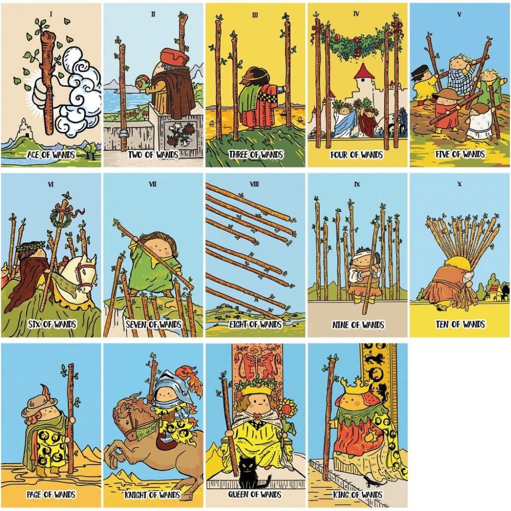 預購❤️莉莉塔羅❤️正版 Potato Waite Tarot 馬鈴薯韋特塔羅牌 偉特 卡牌 占卜卡牌-細節圖5