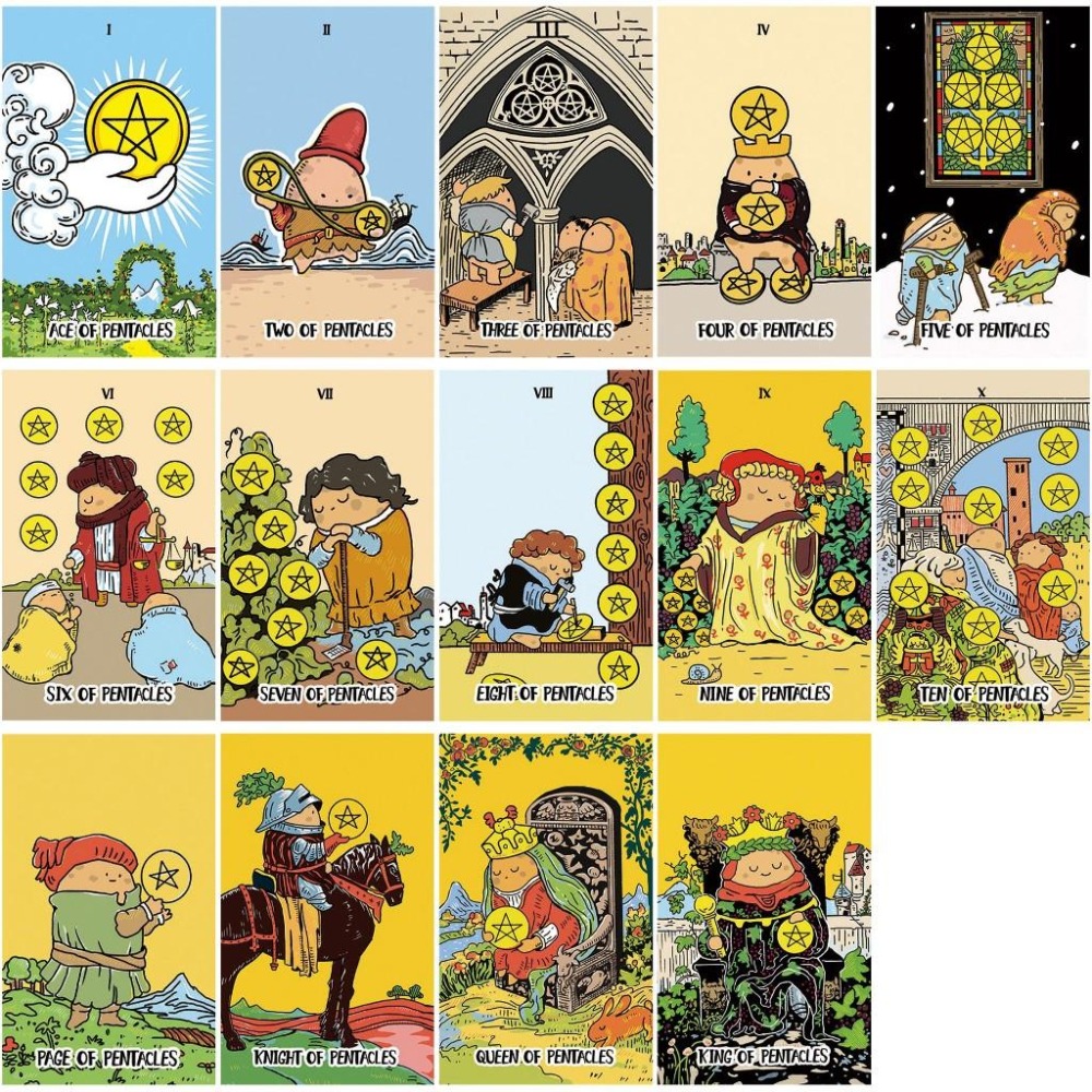 預購❤️莉莉塔羅❤️正版 Potato Waite Tarot 馬鈴薯韋特塔羅牌 偉特 卡牌 占卜卡牌-細節圖6