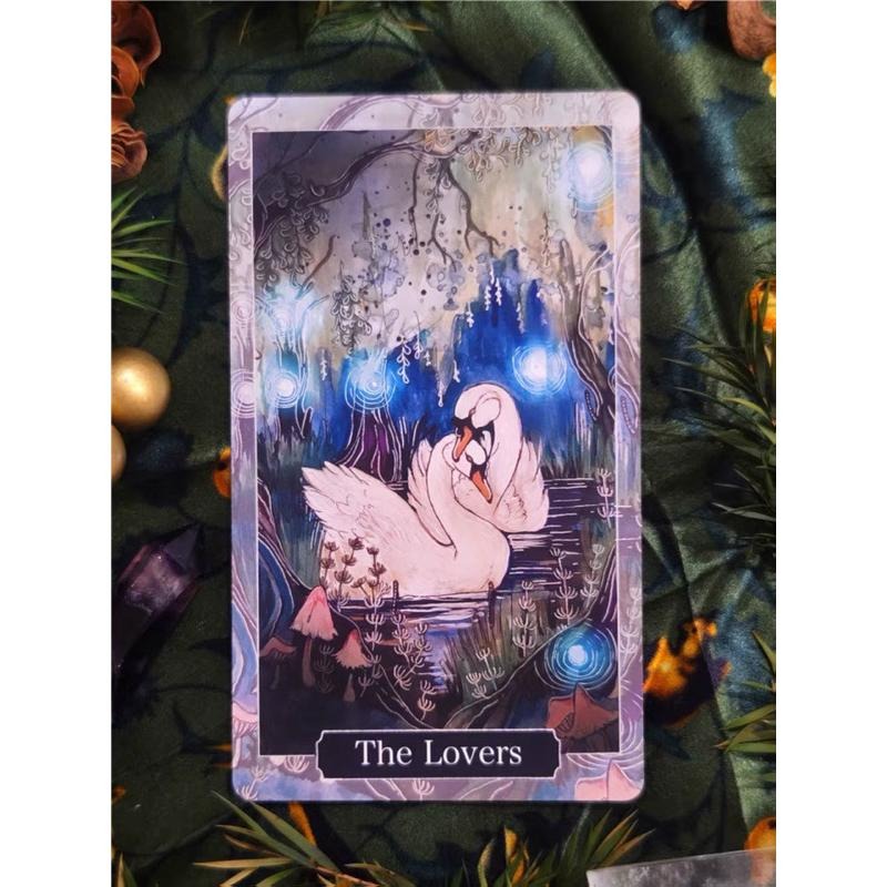 ❤️莉莉塔羅❤️正版 Spirits of the Woodland Tarot 林地精靈塔羅牌 偉特 卡牌 占卜卡牌-細節圖3