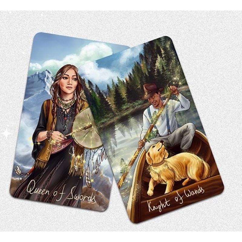 免運 ❤️莉莉塔羅❤️正版 Wild Reflections Tarot Cards塔羅牌卡 偉特 卡牌-細節圖2