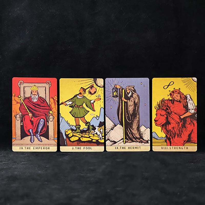 ❤️莉莉塔羅占卜❤️經典塔牌Oriainal tarot 塔羅牌卡 偉特 卡牌 占卜卡牌 新手 初階 祖母綠-細節圖4