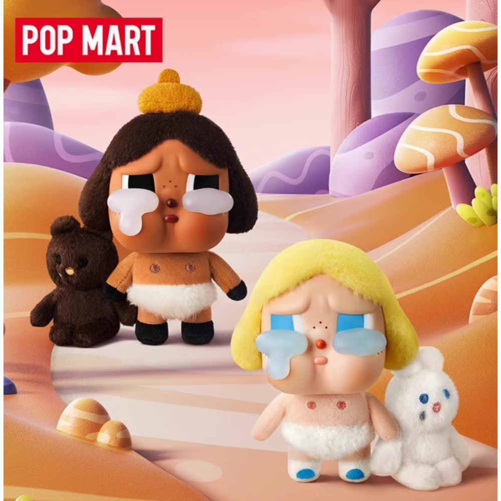 正品 POPMART 泡泡瑪特 CRYBABY 眼淚工廠系列搪膠臉毛絨盲盒哭娃掛件週邊-細節圖3