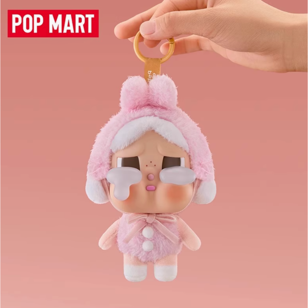 正品 POPMART 泡泡瑪特 CRYBABY 眼淚工廠系列搪膠臉毛絨盲盒哭娃掛件週邊-細節圖4