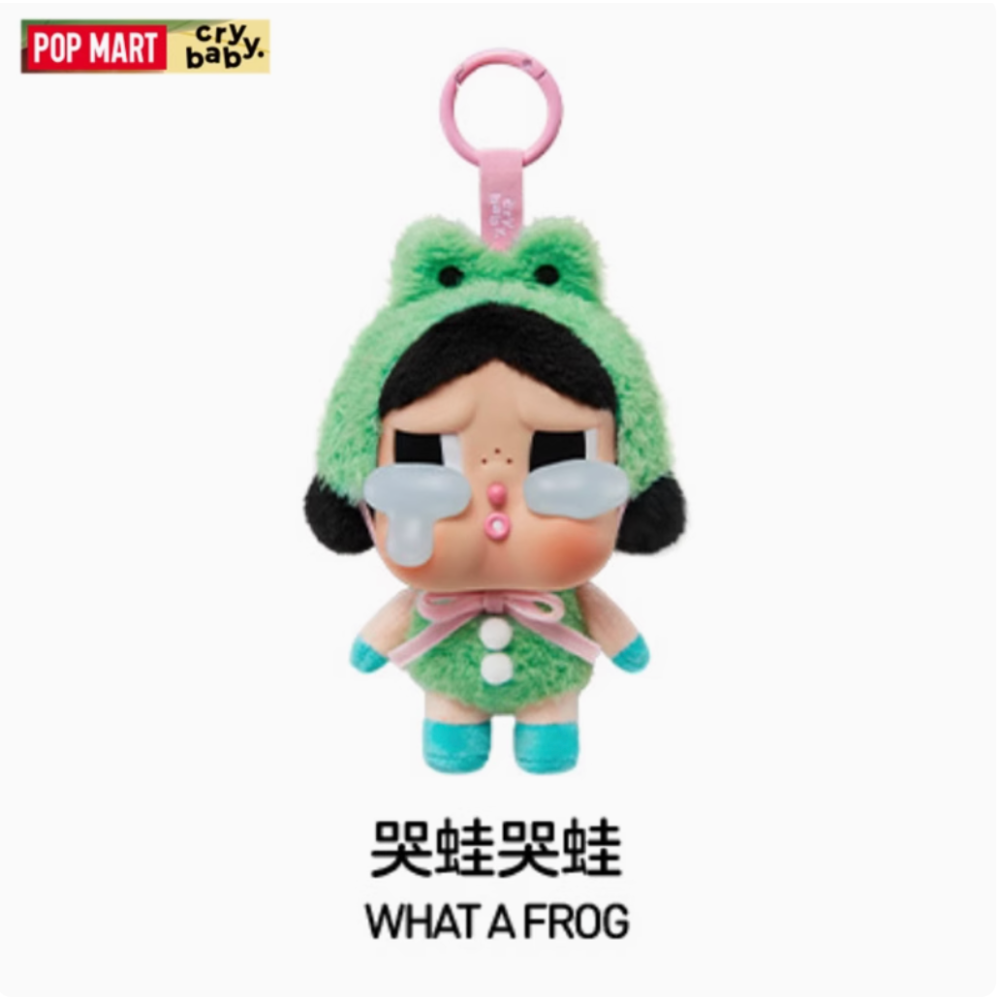 正品 POPMART 泡泡瑪特 CRYBABY 眼淚工廠系列搪膠臉毛絨盲盒哭娃掛件週邊-規格圖6