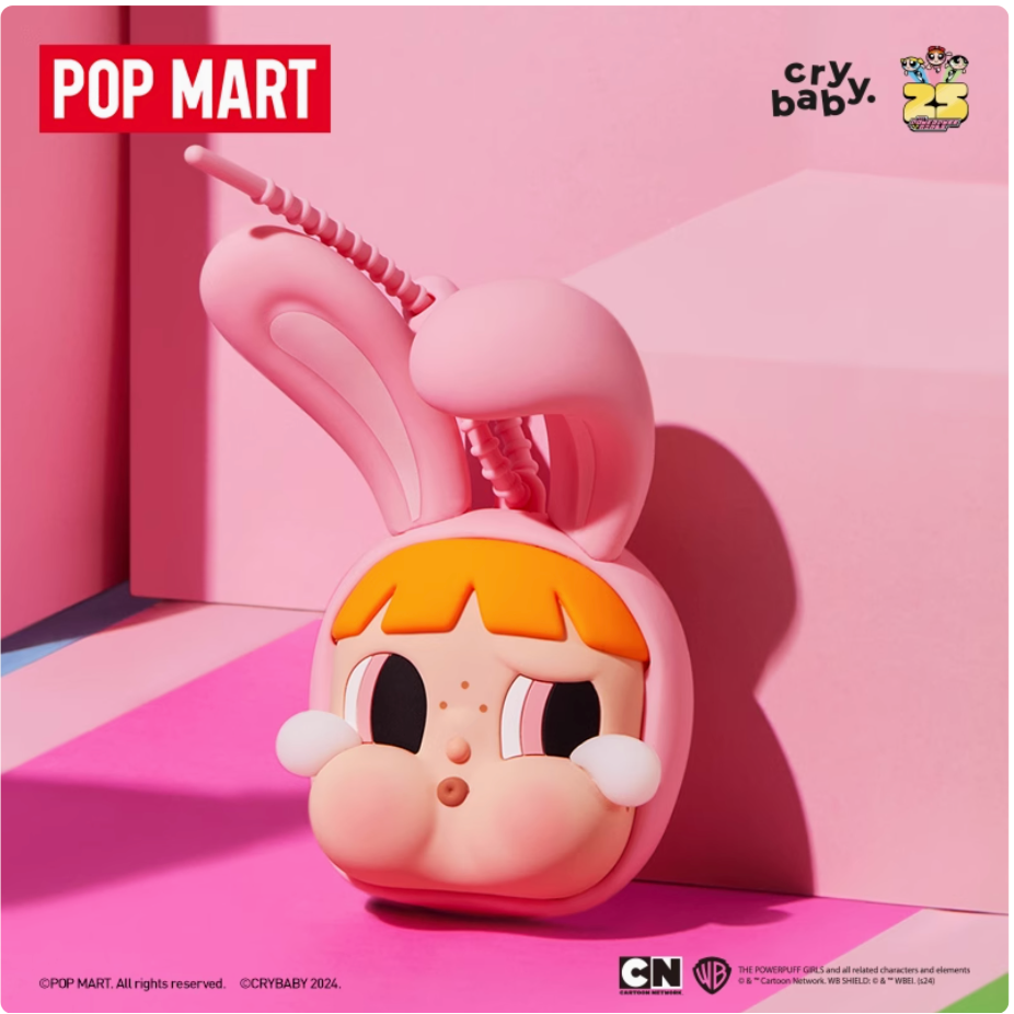 【全新現貨】POPMART泡泡瑪特 CRYBABY x 飛天小女警系列鏡子掛件-細節圖2