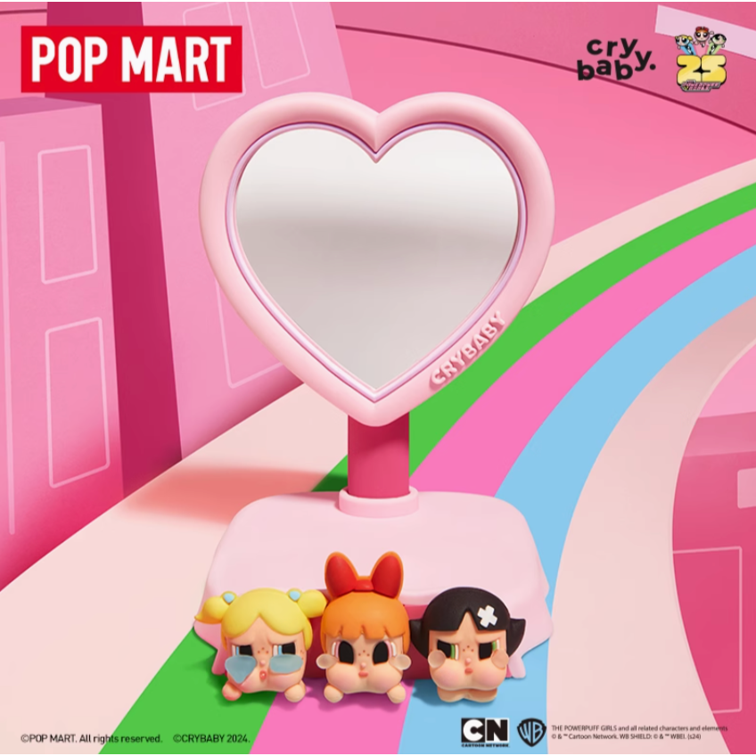 【全新現貨】POPMART 泡泡瑪特 CRYBABY × 飛天小女警系列手機支架支架週邊-細節圖2