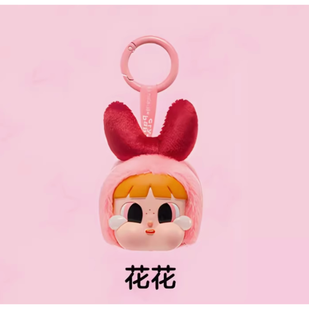POPMART 泡泡瑪特 CRYBABY 飛天小女警系列哭娃搪膠臉毛絨掛件盲盒-規格圖5