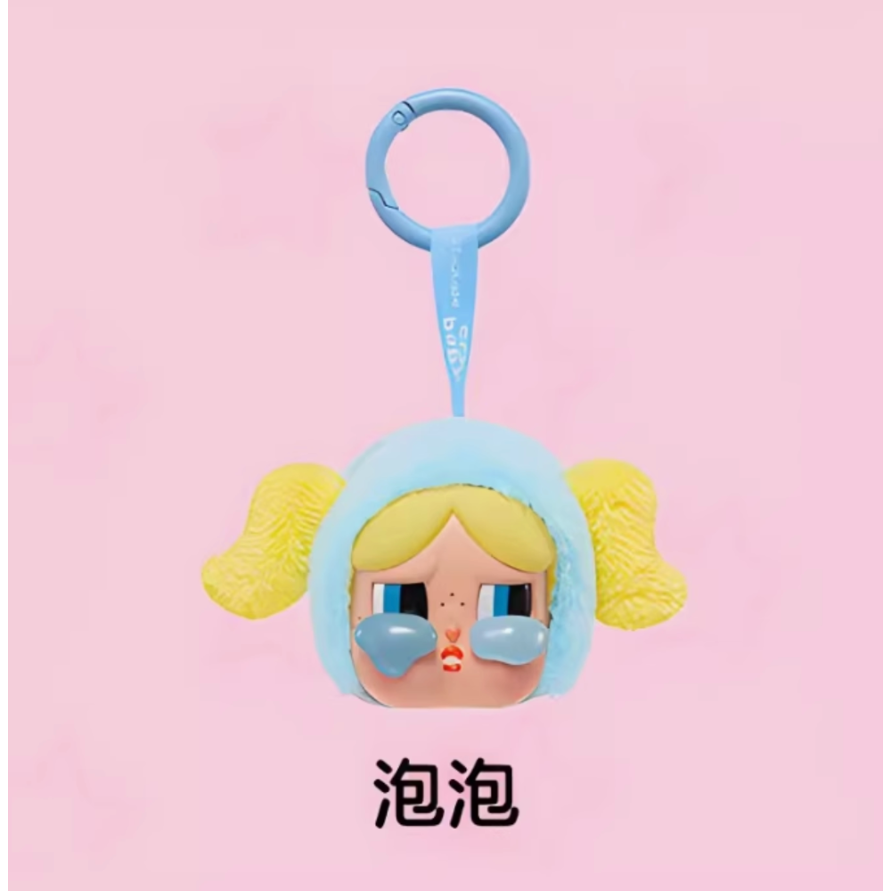 POPMART 泡泡瑪特 CRYBABY 飛天小女警系列哭娃搪膠臉毛絨掛件盲盒-規格圖5