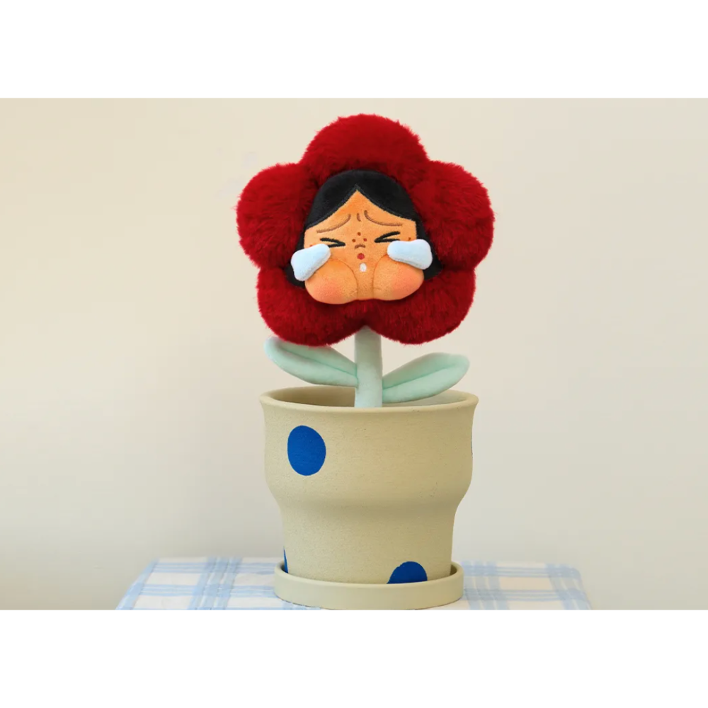 官方正品 泡泡瑪特 CRYBABY 悲傷俱樂部系列盲盒毛絨花朵週邊新年禮物/派對禮物-細節圖3