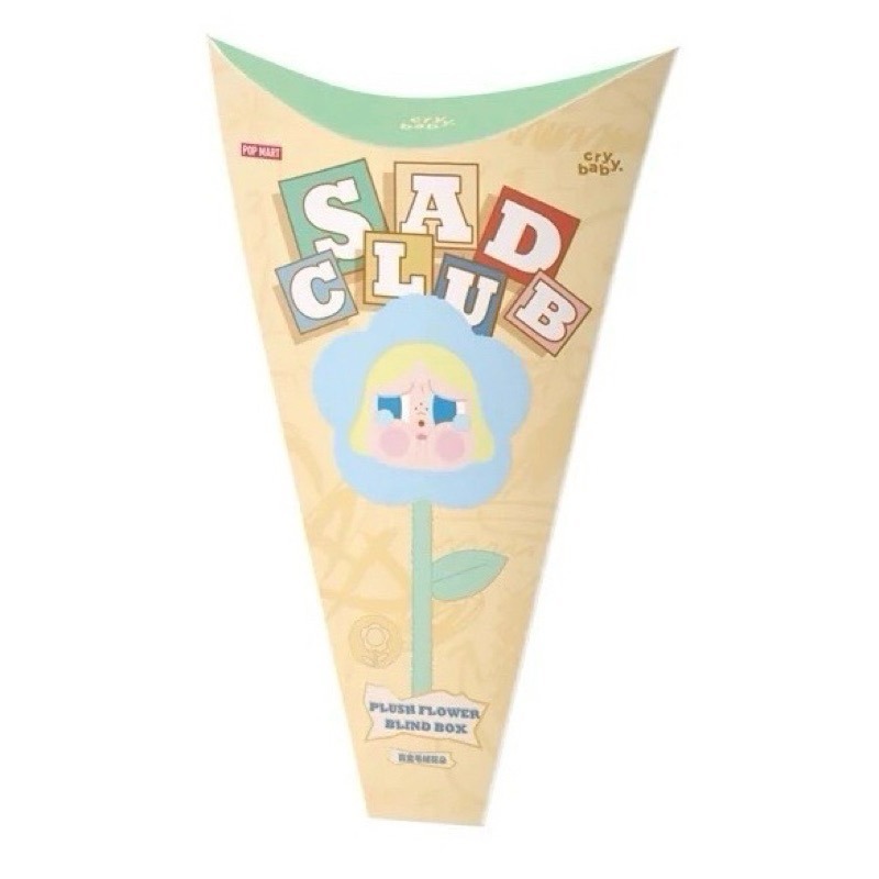 官方正品 泡泡瑪特 CRYBABY 悲傷俱樂部系列盲盒毛絨花朵週邊新年禮物/派對禮物-規格圖5