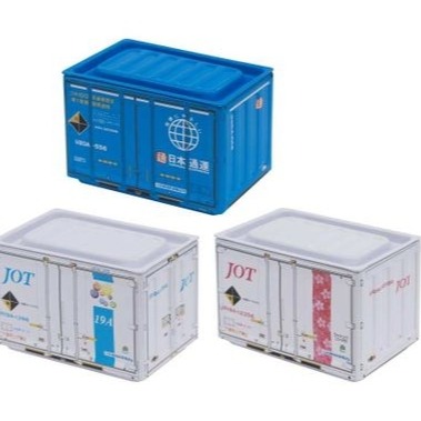 日本 貨櫃造型 收納盒 貨櫃鐵盒
