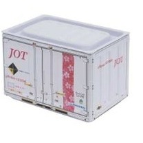 日本 貨櫃造型 收納盒 貨櫃鐵盒-細節圖6