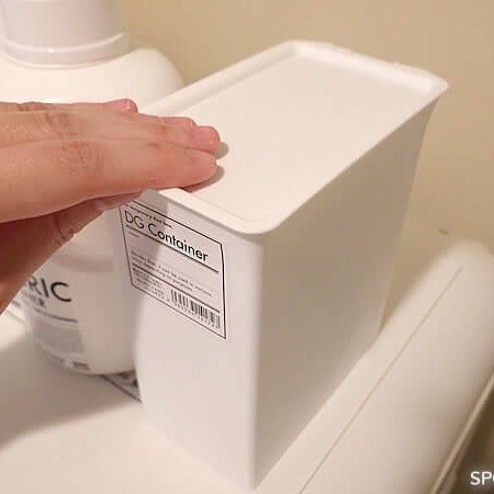 白色 日本製 洗衣粉 洗衣球  小物 垃圾桶 收納盒-細節圖3