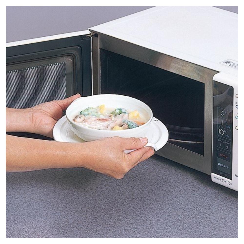日本 サナダ精工 レンジト廚房必備 防燙微波專用托盤-細節圖3
