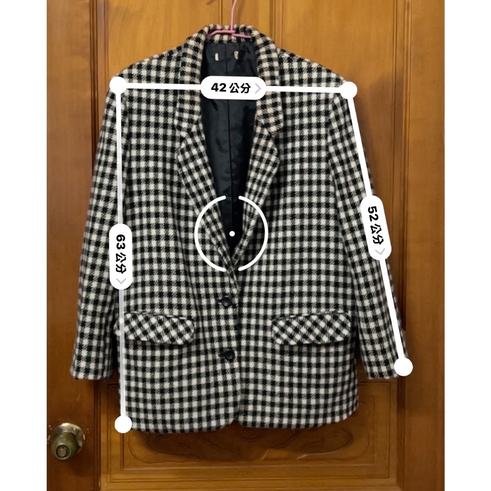 千鳥格紋 秋冬 西裝 外套-細節圖5